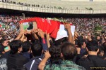 گزارش تصویری از مراسم تشییع هادی نوروزی در ورزشگاه آزادی