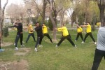 تمرین بازیکنان سپاهان در کنار زاینده رود