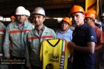 گزارش تصویری از حضور سپاهانی ها در مجتمع فولاد