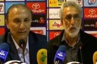 حواشی و کنفرانس خبری بازی سپاهان و پرسپولیس