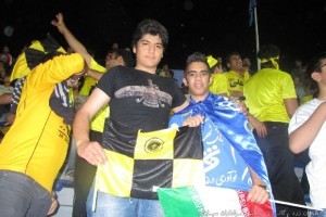 گزارش تصویری هواداری از بازی سپاهان و النصر امارات