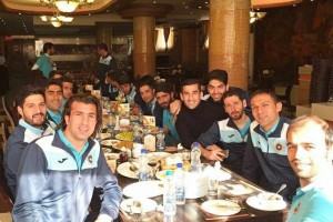 حاج صفی در اردوی طلایی پوشان