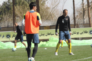 تصاویری از تمرینات سپاهان در فردوس