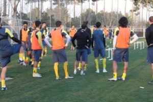 ساعات تمرین طلایی پوشان قبل از مصاف با لوکوموتیو