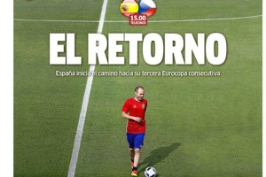 استقبال مارکا از اولین بازی اسپانیا