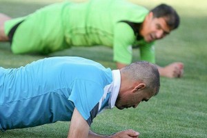 تمرین امروز سپاهان در باغ فردوس برگزار شد