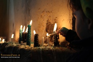 تصاویری از مراسم شام غریبان در گلستان شهدا