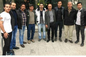 عیادت دستیاران و همبازیان فعلی و سابق از ویسی