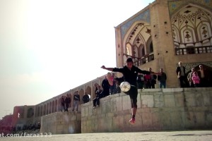حرکات تکنیکی فوتبال توسط رونالدو های ایران در اصفهان