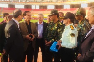 بررسی مسائل و مشکلات ورزشگاه نقش جهان با حضور مسئولین ارشد استان