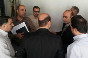 بازدیدمدیران شرکت مخابرات اصفهان از ورزشگاه نقش جهان
