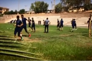 تمرین سبک سپاهانی ها پیش از دیدار با نفت مسجد سلیمان