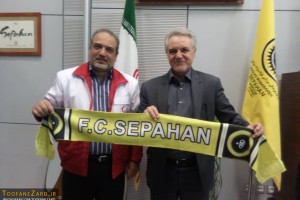 دیدار مدیر عامل هلال احمر اصفهان با مهندس تابش