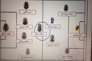 ترکیب سپاهان در آخرین دیدار دوستانه