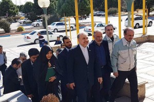 بازدید وزیر از فولادمبارکه و نقش جهان