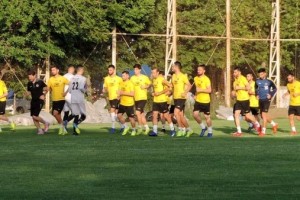 گزارش تصویری از تمرین  طلایی پوشان