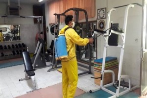 محل تمرین سپاهان ضد عفونی شد